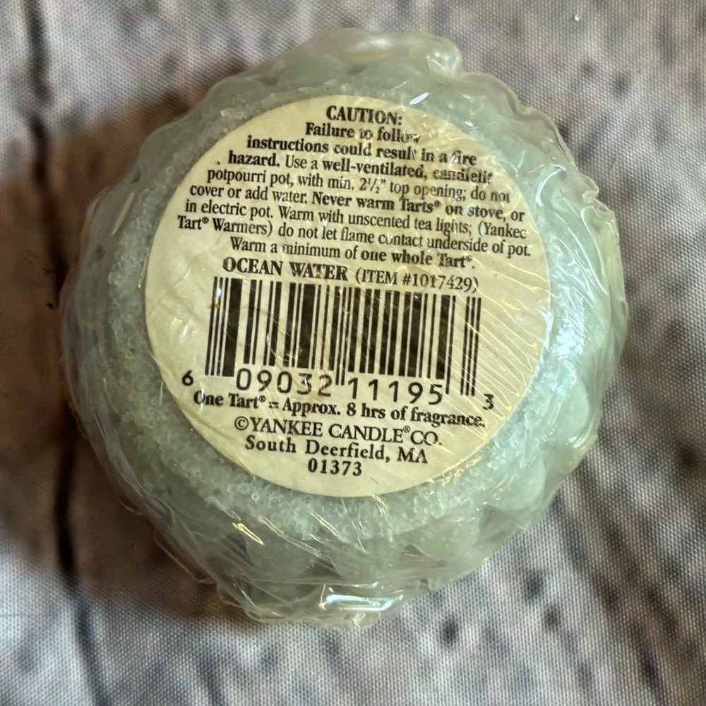 5/$20 Yankee‎ Candle Ocean Water Wax Potpourri Tart Nautical Scents Aesthetic